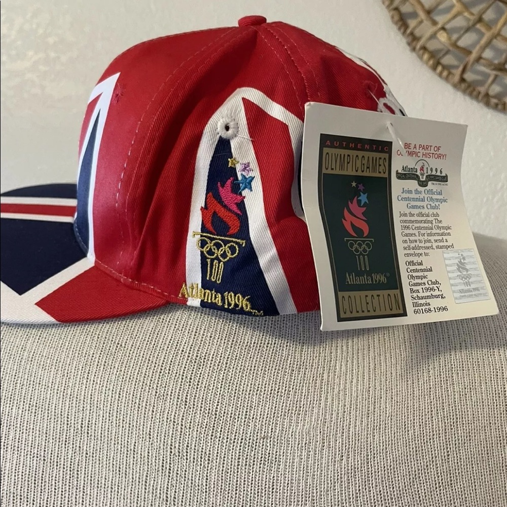 NWT 1996 Olympic Games official Great Britain hat